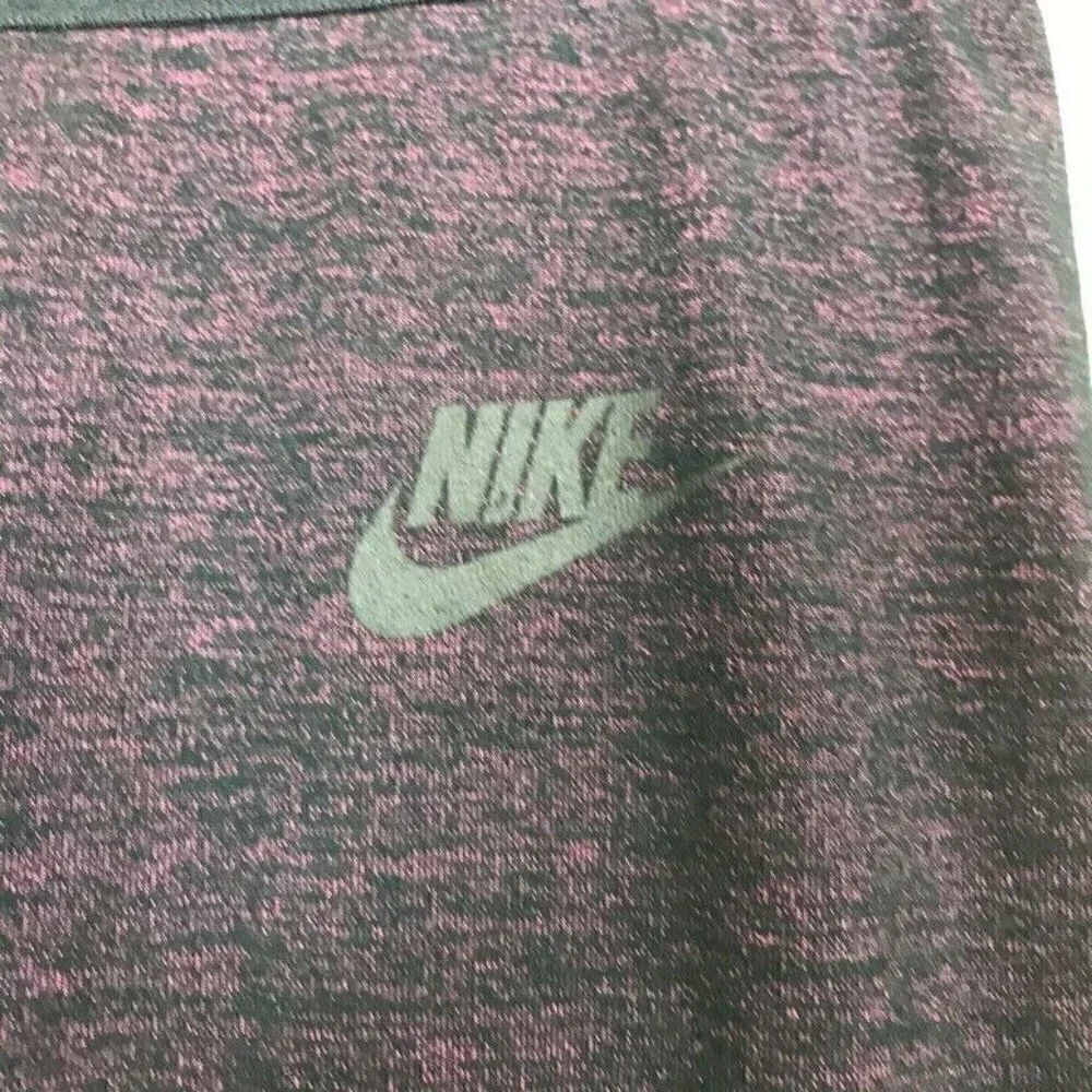 Nike Burnout Stirrup Leggings Black Pink small